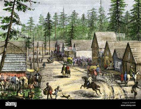 Canada canadian frontier town hi-res stock photography and images - Alamy