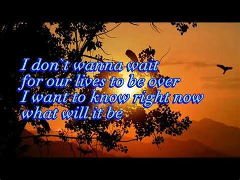 Paula Cole I Don T Wanna Wait Karaoke 2 YouTube