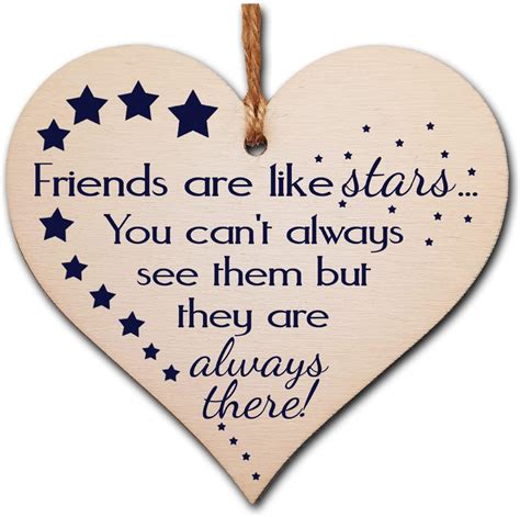 Red Ocean True Friend Friendship Sign Best Friend Plaque T Shabby