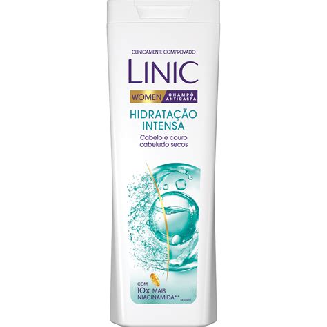 Champô Anticaspa Hidratação Intensa Linic Emb 360 Ml Continente Online