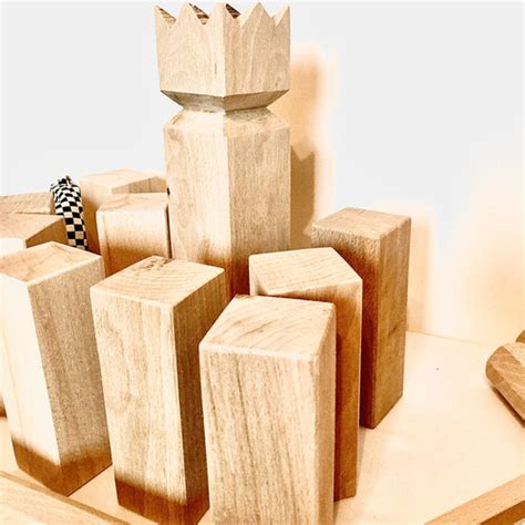 Jeu du Kubb De vous à bois