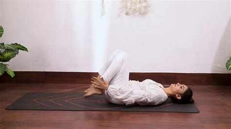 Video of woman performing Setu Bandhasana 24210796 Stock Video at Vecteezy