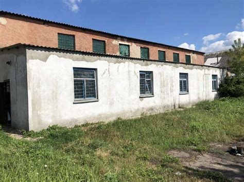 Виробничий будинок з господарськими (допоміжними) будівлями та ...