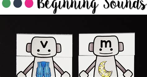 Classroom Freebies: Robot Themed Beginning Sounds Puzzles