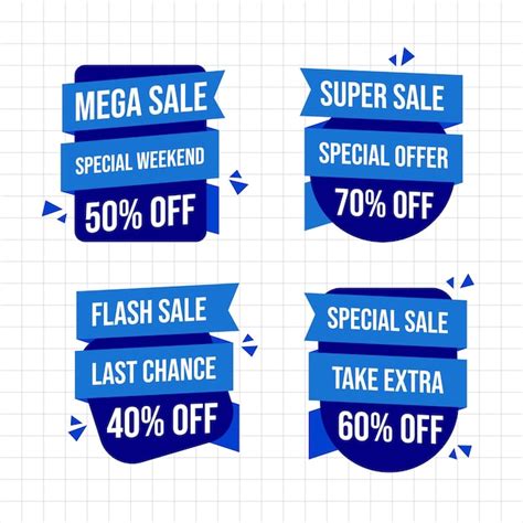 Premium Vector Sale Banner Template Set Vector