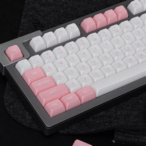 Mua Pink And White Keycaps Set Keys Msa Profile Double Shot Iso