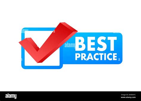 Best Practice Sign Label Vector Stock Illustration Stock Vector Image