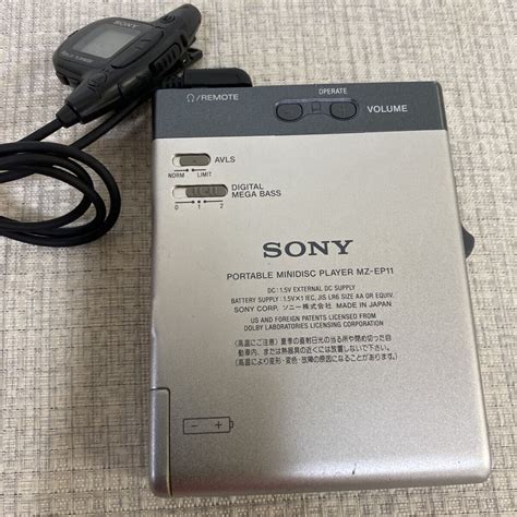 Sony Md Walkman Mz Ep Rm Mze Mp Bc Hs Nh Wm Silver Minidisc