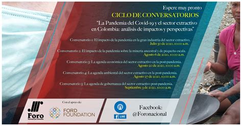 Ciclo De Conversatorios La Pandemia Del Covid 19 Y El Sector