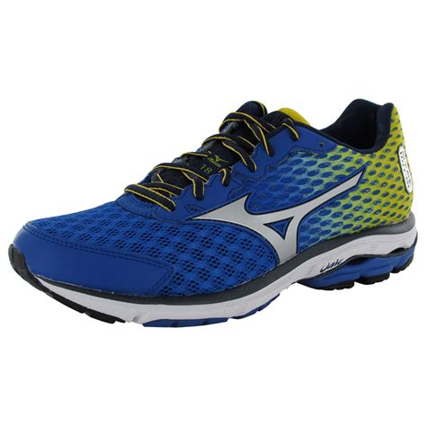 Mizuno Mens Wave Rider 18 Running Sneaker Shoes Ebay