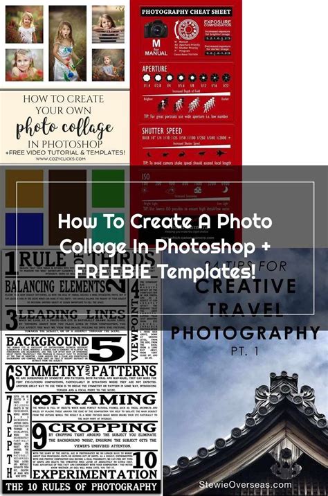 Photo Tips How To Create A Photo Collage In Photoshop Freebie