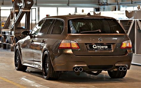 Hd Wallpaper G Power Bmw Bmw M5 Hurricane Rr Touring Bmw M5 Touring E60 Wallpaper Flare