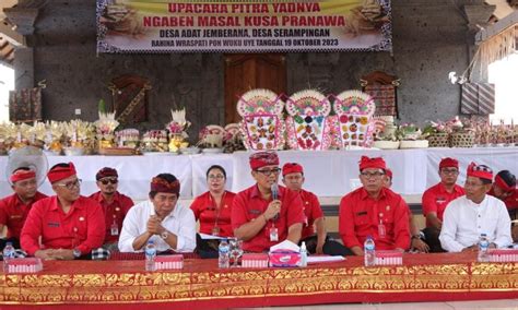 Wujud Lestarikan Budaya Bupati Tabanan Apresiasi Kekompakan Masyarakat