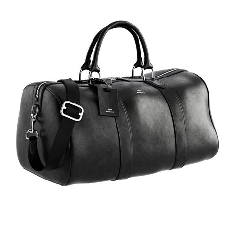 Smooth Leather Duffel Bag By Polo Ralph Lauren Dimensiva 3d