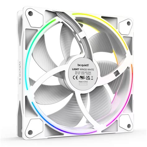 Be Quiet Light Wings Mm Pwm Argb Triple Pack White Case Fan