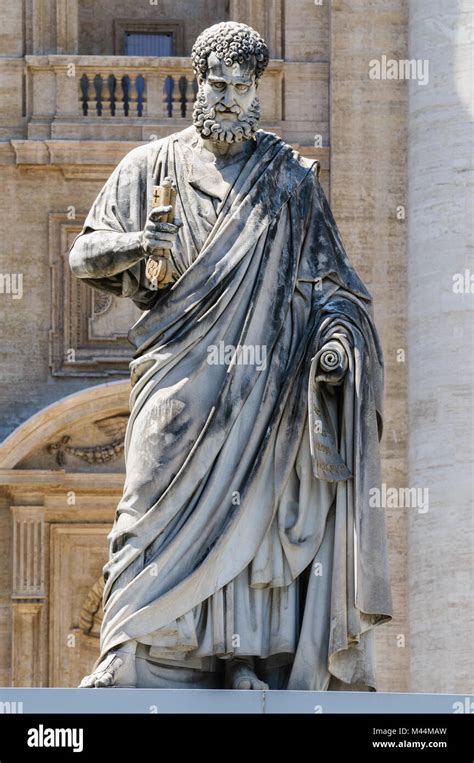Saint Peter Statue Vatican City Rome Stock Photo Alamy