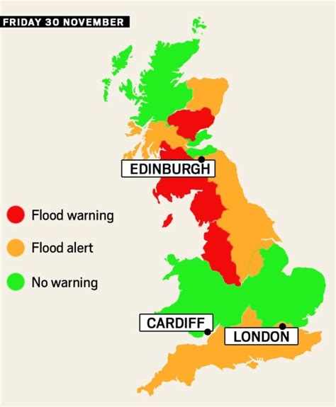 Severe Flood Warnings For Large Parts Of Uk With More Rain On Its Way