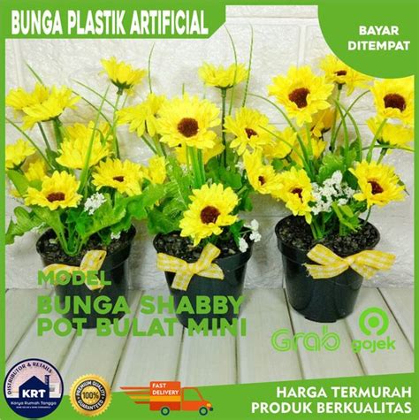 Jual BUNGA MATAHARI PALSU POT HITAM ARTIFISIAL DEKORASI RUMAH PROPERTI