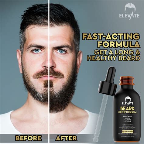 Elevate 5 Minoxidil Beard Growth Oil Elevate Hair Inc