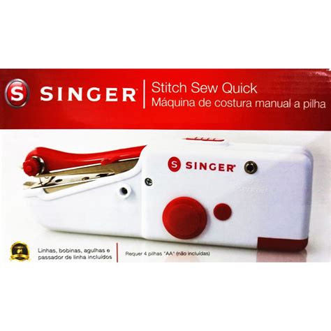 Mini M Quina De Costura Singer Pilha Ideal Para Pequenos Trabalhos