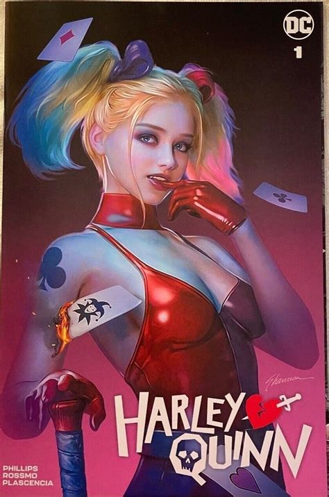 Harley Quinn 1 Shannon Maer Trade Dress Variant Dc 2021 Comic Mint Exclusive Ebay