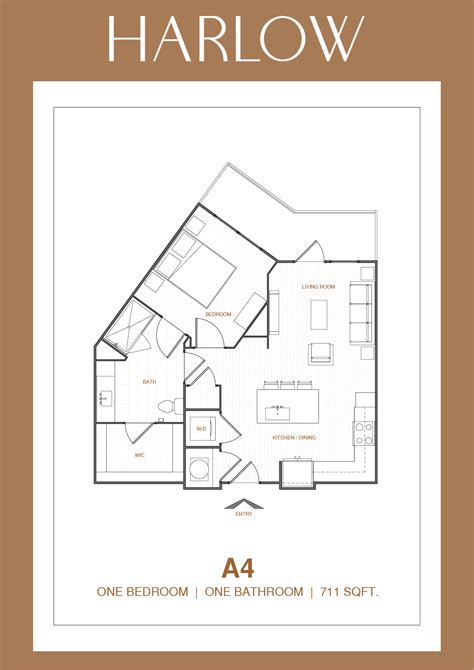 Smyrna Apartments Floor Plans | 1 & 2 Bedroom Harlow Apartment