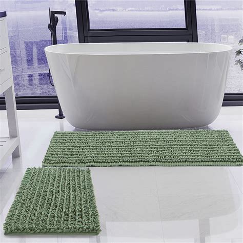 Sage Green Bath Rug Set