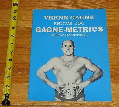 1964 AWA Verne Gagne Isometrics Workout Guide | Awa wrestling, Workout ...