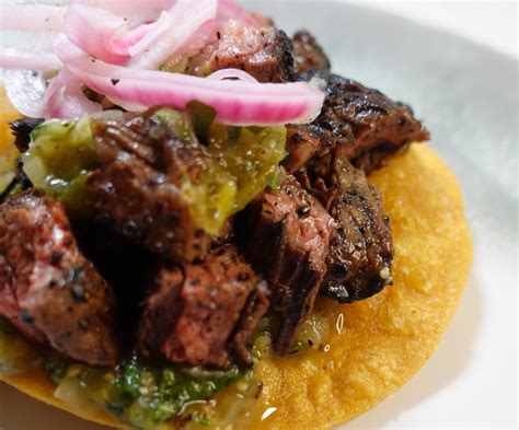 Tostada De Carne Asada Recipes By Cheffinwithzach