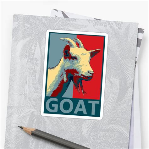 Goat Sticker By Tnoteman557 Redbubble