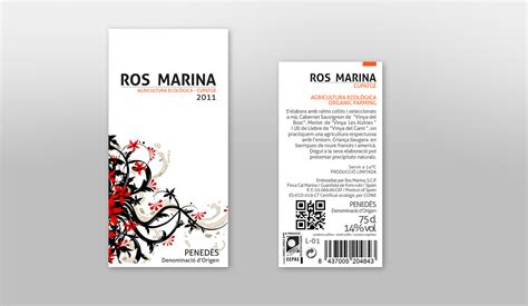 Dise O Gr Fico Y Creativo De Etiquetas Y Packaging De Vino Para Ros