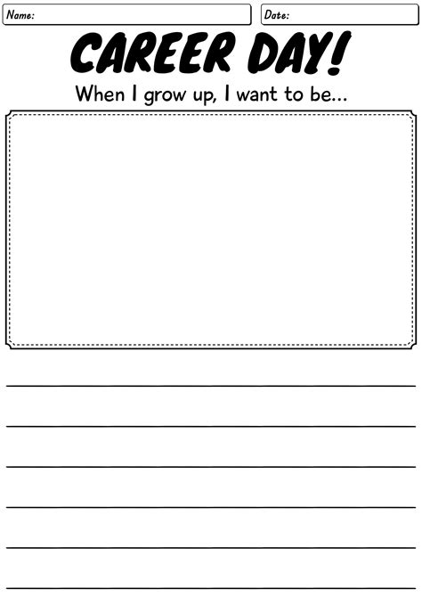 12 Best Images Of Career Activities Worksheets Career Exploration