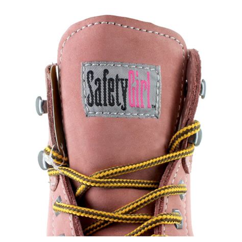 Safety Girl Womens Soft Toe Work Boots Pink