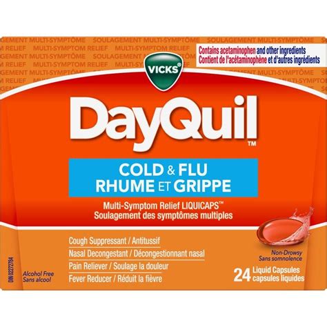 Vicks Dayquil Cold And Flu Liquid Capsules Ctc Health