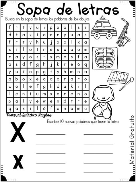 ABECEDARIO SOPA DE LETRAS 26 Actividades De Letras Sopa De Letras