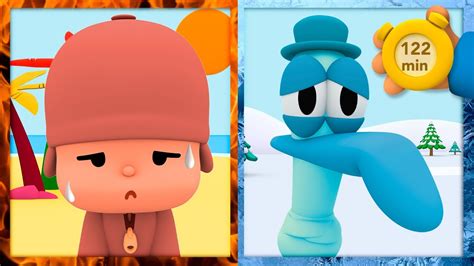 Pocoyo E Nina ️ As 4 Estações Do Ano ☀️ 122 Min Desenhos Animados