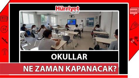 Okullar ne zaman ayın kaçında kapanacak 2023 Yaz tatili ne zaman