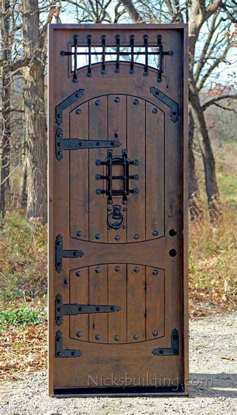 Alder Doors Rustic Exterior Arch Top Doors Rustic Doors Rustic