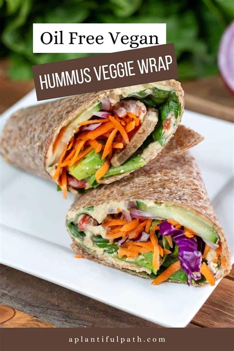 These Quick And Easy Vegan Wraps With Hummus Are Loaded With Flavor And