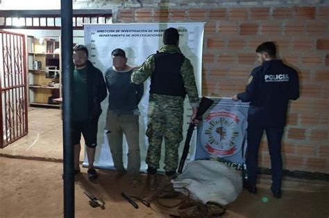 En Santa Rosa Del Aguaray Detienen A Dos Presuntos Abigeos Con Orden De