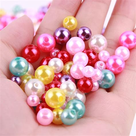 Creative Diy Imitation Pearl Beads Crafts Jewelry Bracelet Necklace Diy Handicrafts Decorate