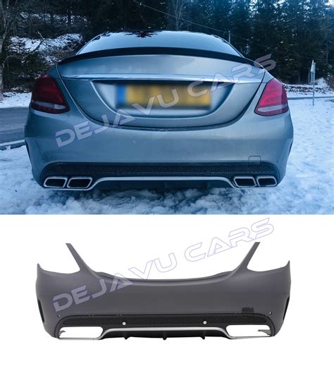 C Amg Look Rear Bumper For Mercedes Benz C Class W Dejavu Cars