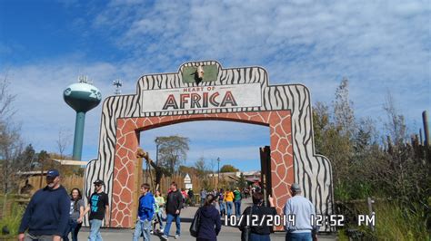 Entrance To The Heart Of Africa Exhibit At The Columbus Zoo And