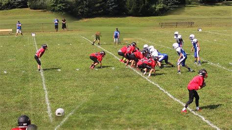 Fullback Dive Play In Youth Football Youtube