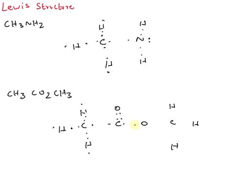 Lewis Dot Structure For Ch3nh2