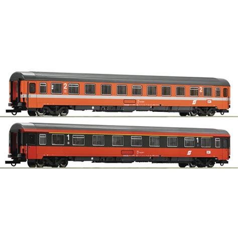 ROCO 74045 Spur H0 ÖBB EC Wagen 2er Set Ep IV NEU IN AKTION AB