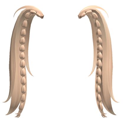 Pigtails N Bubble Braid Extensions In Blonde Roblox