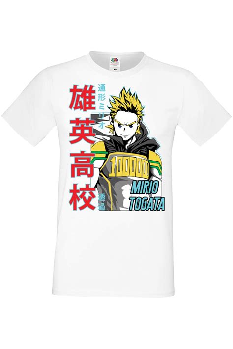 Мъжка Тениска Manga Anime Tralala My Hero Academia Mirio Togata 02