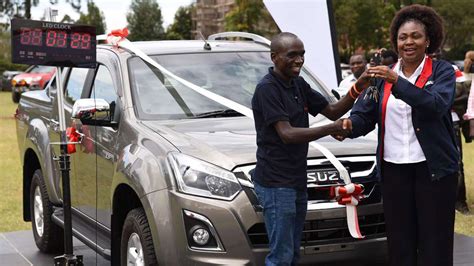 Marathon World Record Holder Kipchoge Gifted Brand New Isuzu D Max