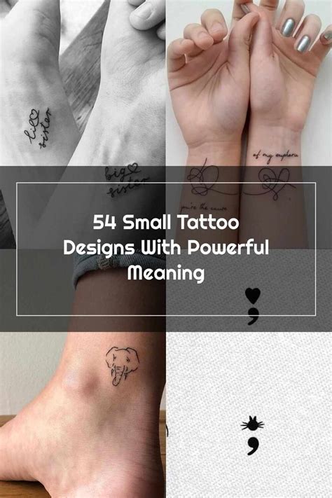 Small Tattoo Designs 54 Small Tattoo Designs With Powerful Meaning In 2022 Small Tattoo